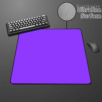 Alfombrilla de ratón Black Speed de color puro, alta elasticidad, base antideslizante, alfombrilla gaming premium para e-sports con superficie ultrafina, deskmat