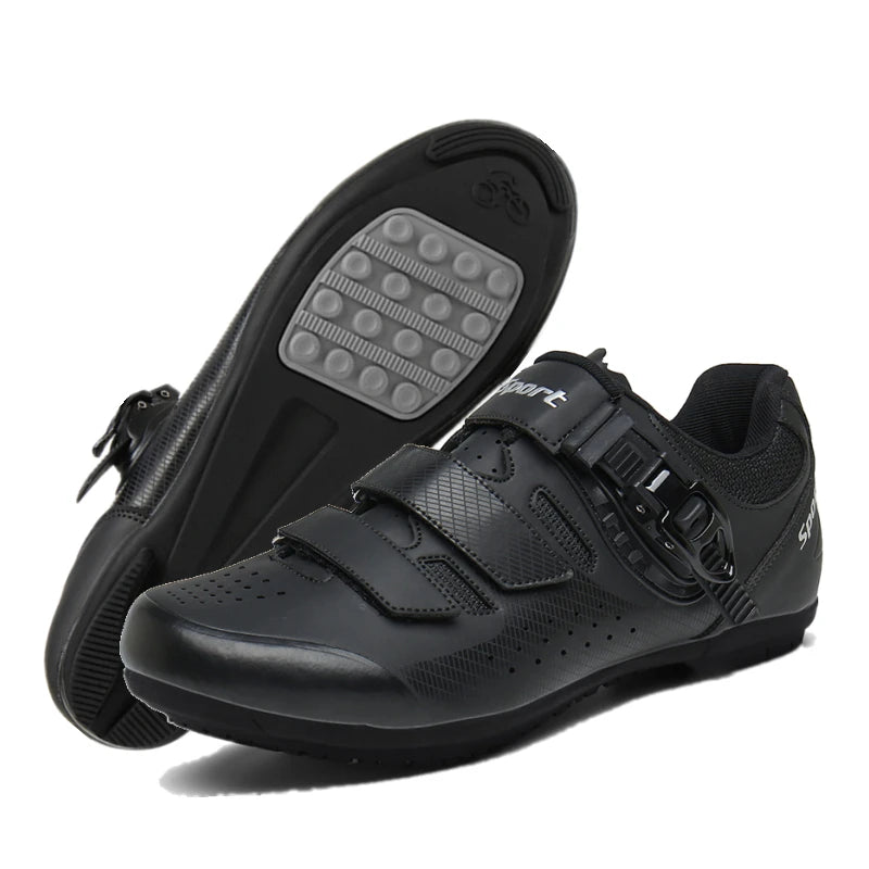 Pantofi de ciclism pentru bărbați fără crampoane, pantofi MTB pentru pedale plate, pantofi de viteză din cauciuc antiderapant pentru biciclete de șosea, adidași de curse pentru femei pentru biciclete montane