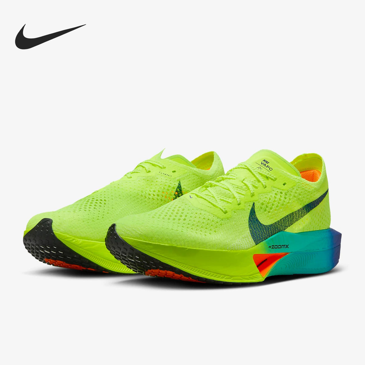 Uradni originalni moški tekaški čevlji Nike VAPORFLY 3 za tek po cesti, ki omogočajo dihanje, DV4129-700