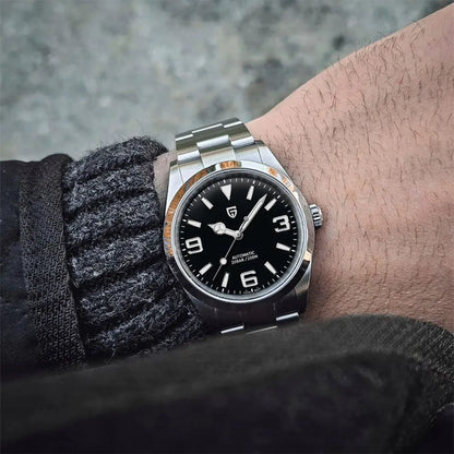 Relógio Masculino PAGANI DESIGN de Marca de Topo, 20bar, Impermeável, Mecânico, Clássico de Luxo, Vidro de Safira, Automático