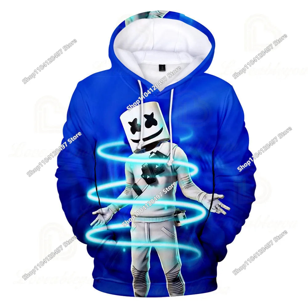 Fortnite Cosplay Sweatshirt Game 3D Printed Unisex Hoodie Casual Coat Anime Peripheral Kawaii Jacket Children Clothing Gifts