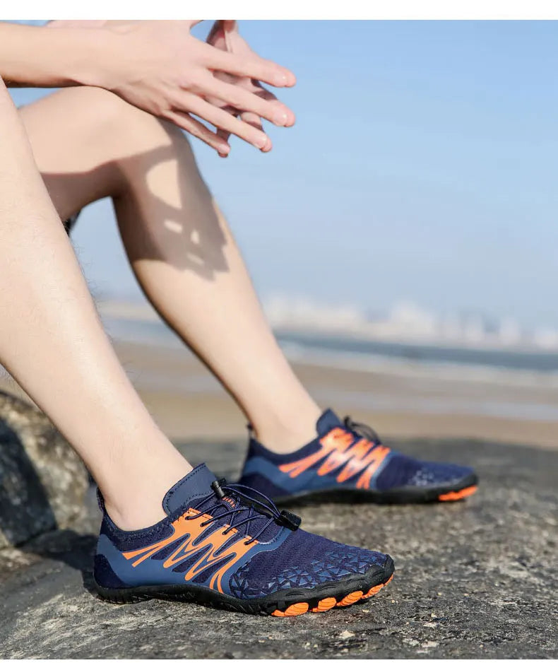 EOCENE Uomo Donna Scarpe acquatiche per sport all'aperto a piedi nudi: ad asciugatura rapida, per spiaggia, nuoto, fitness, guado, escursionismo, ciclismo, scarpe da ginnastica acquatiche