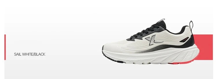 Xtep Men's Running Shoes Lightweight Breathable Shock Absorption Wear-Resistant Durable Cushioned Sneakers 875419110002