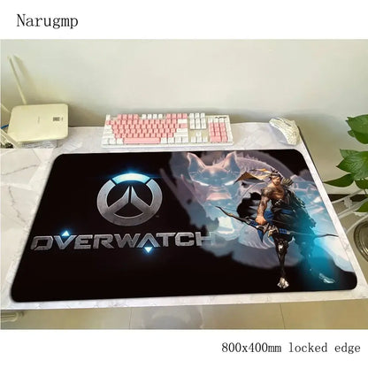 overwatch padmouse 80x40cm mousepad pentru jocuri cadou de Halloween mousepad mare pentru gamer birou de computer covoraș mare mousepad pentru laptop pc