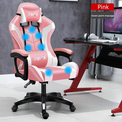 High quality gaming chair RGB light office chair gamer computer Ergonomic swivel chair Massage Recliner New gamer chairs
