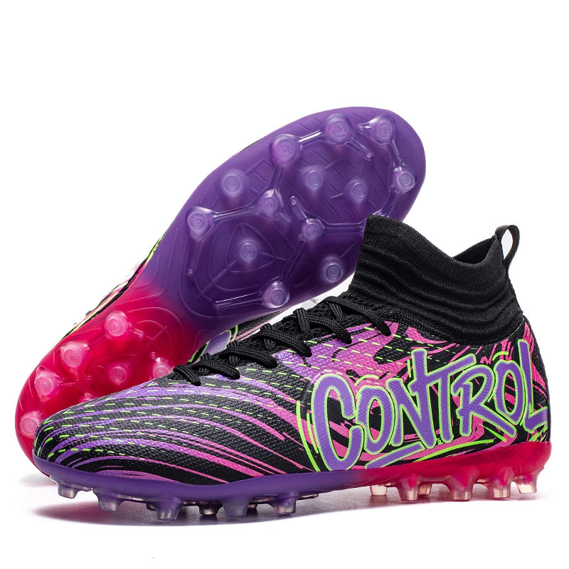 Uomo Donna Scarpe da calcio Scarpe da calcio per esterni Scarpe da calcio antiscivolo per campi da calcio Scarpe da futsal ultraleggere Scarpe da calcio con tacchetti TF/FG