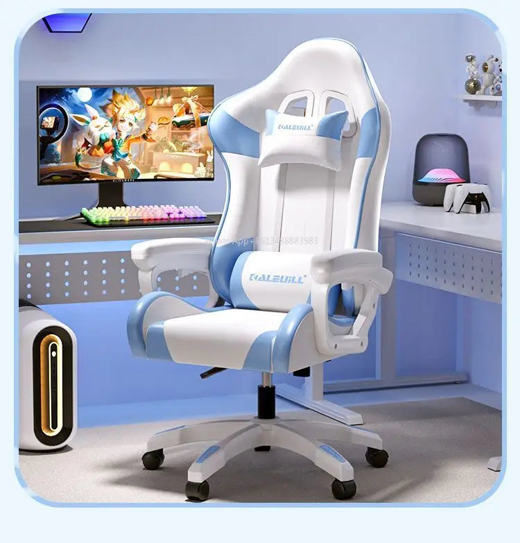 Ergonomic Gaming Chair Racing Style Computer Chair with Adjustable Armrests, Reclining Office Chair, E-Sports Chair for Home & Office