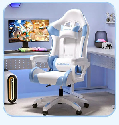 Ergonomic Gaming Chair Racing Style Computer Chair with Adjustable Armrests, Reclining Office Chair, E-Sports Chair for Home & Office