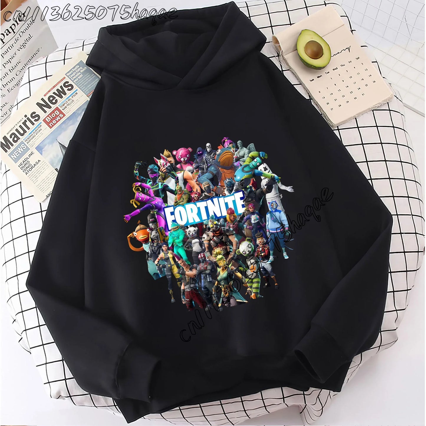 Fortnites Kids  Hooded Coats Anime Fortress Night Sweatshirts Game Spring Autumn Hoodies Sportwear Children Clothes Gift