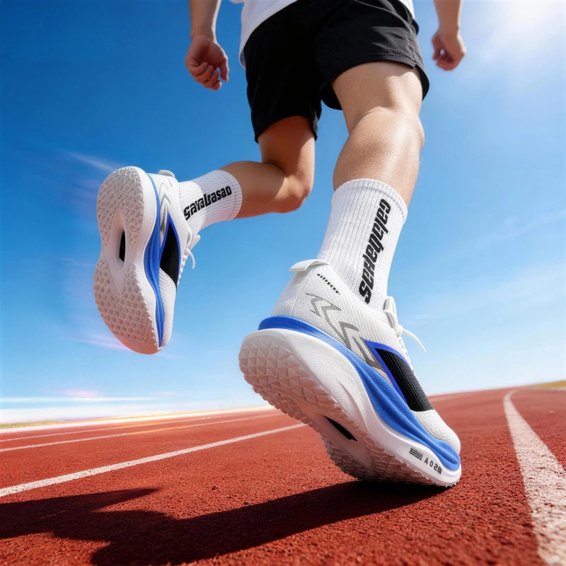 Speciality Marathon Men Running Shoes Carbon Board Sports Breathable Lightweight Women's Comfortable Athletic Nonskid Sneakers