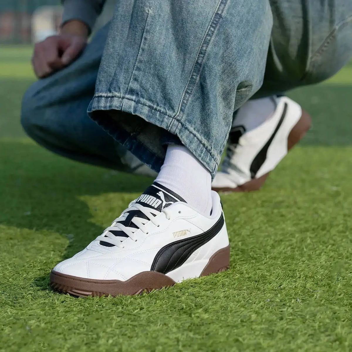 Nouvelles baskets Puma pour hommes et femmes, Tifosi confortables et décontractées avec logo estampé or sur le côté, chaussures de voyage 397454-02