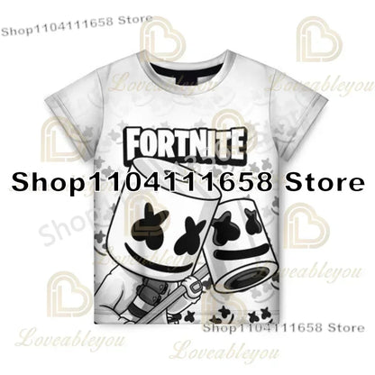Birthday Gifts 3D Print Banana Peely Team Leader Bear F-Fortnite T Shirt T-shirt Men's Tee Battle Royale Game Summer Tops