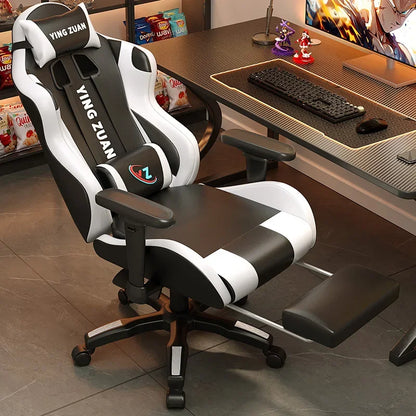 AOLIVIYA Modern Light Ergonomic Gaming Computer Chair Reclining For College Students Men Dormitory Home Office Study Room Seat