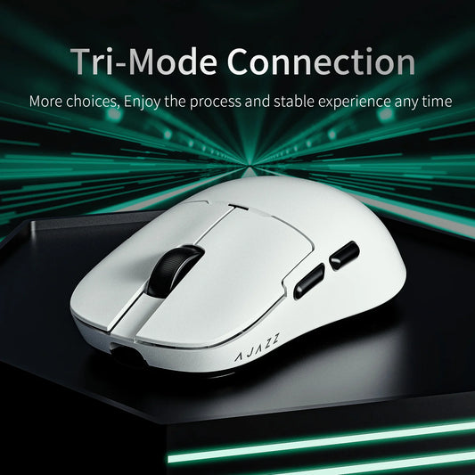 Mouse wireless AJAZZ AJ159 NL 800mAh, compatibil cu jocuri și birou, PAW3395 1K Nearlink BT, mouse wireless pentru laptop, cadou AJAZZ AJ1
