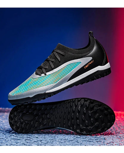Nouveaux hommes chaussures de Football crampons de Sport adulte respirant antidérapant bottes de Football en plein air longues pointes formation garçons Match confortable