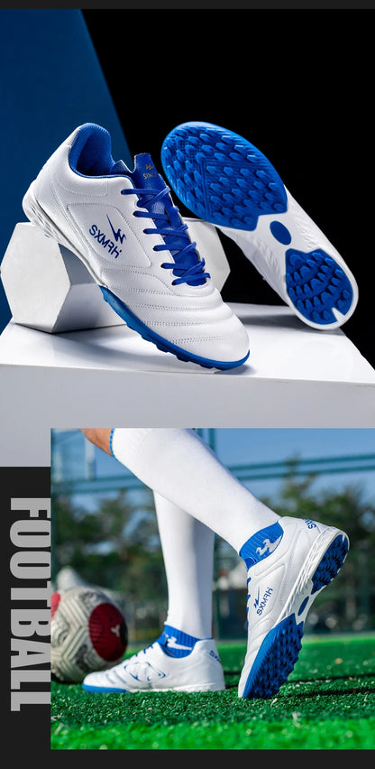 Double Star Men's Genuine TF Turf Soccer Shoes, for Primary School Students, Teenagers, Adults & Kids, Professional Training and Match