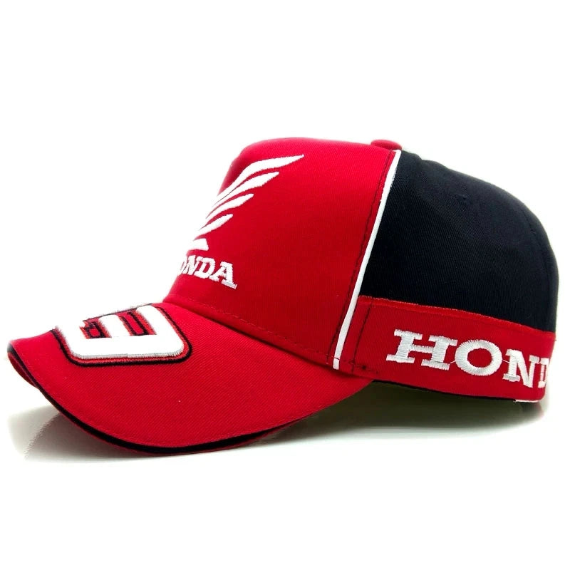 Motorcycle Racing Honda 93 Baseball Cap Men's and Women's Summer Fashion Embroidered Sun Hat Outdoor Sports Hat