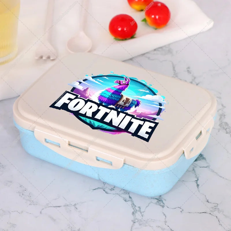 Fortnite Bento Lunch Box Anime Fortnite Food Storage Containers Kids School Picnic Lunchbox Office Dinner Case Gift 2025