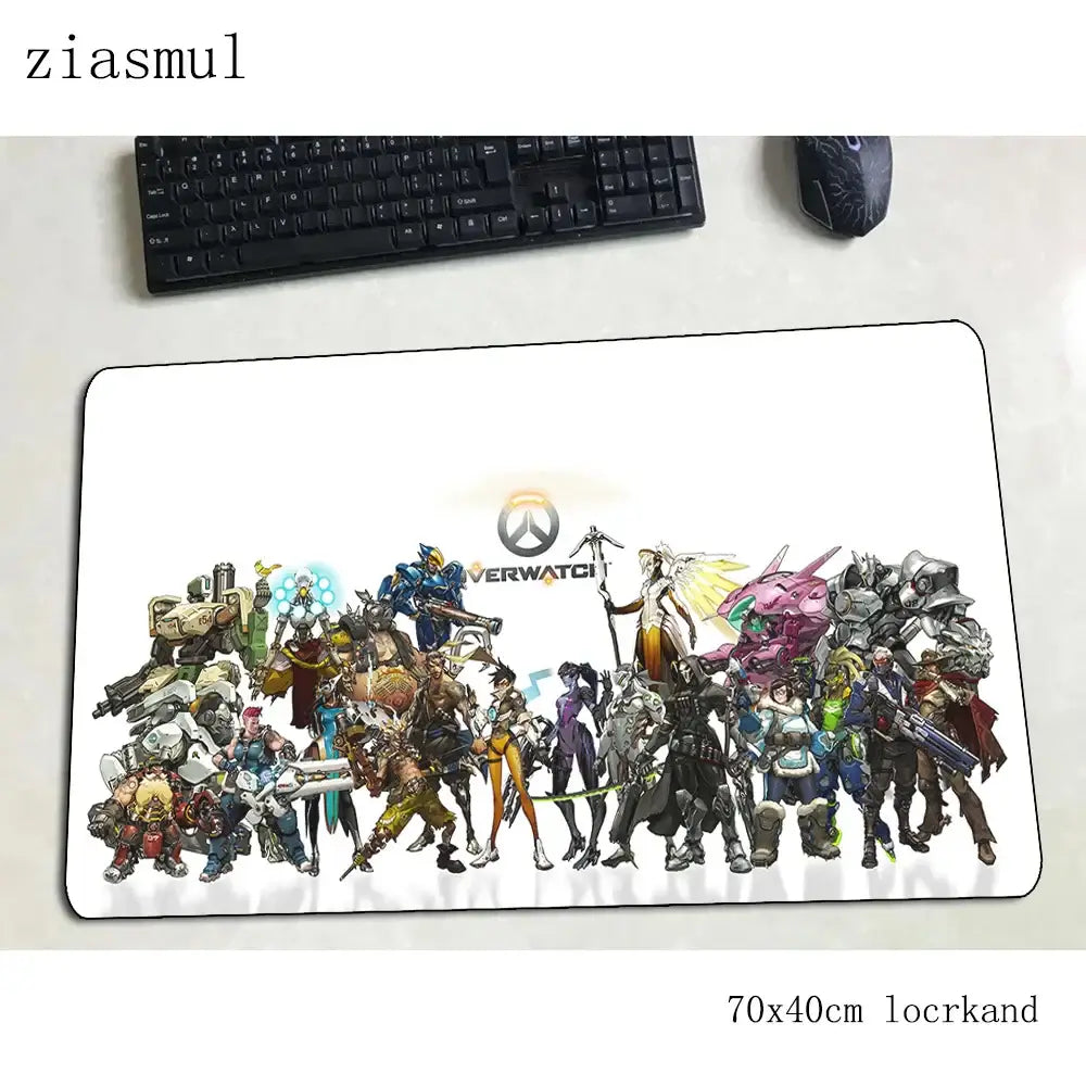 overwatch mouse pad Gorgeous Computer mat 70x40cm gaming mousepad large xl padmouse keyboard games pc gamer desk