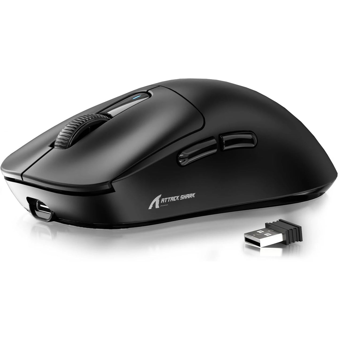Ratón gaming inalámbrico ATTACK SHARK X3 PixArt PAW3395 49g SUPERLIGHT, BT/2.4G inalámbrico/con cable, 6 DPI ajustables hasta 26000