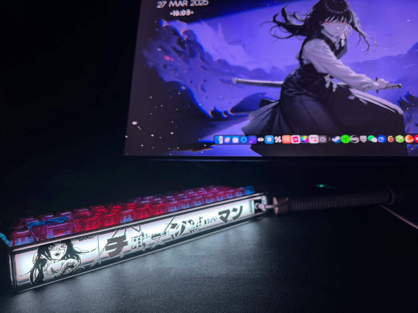 Novo AULA HERO 68HE/ULTRA — Kits de autocolantes, teclado gaming com interruptores magnéticos e acessórios para teclado mecânico com fios personalizado para e-sports