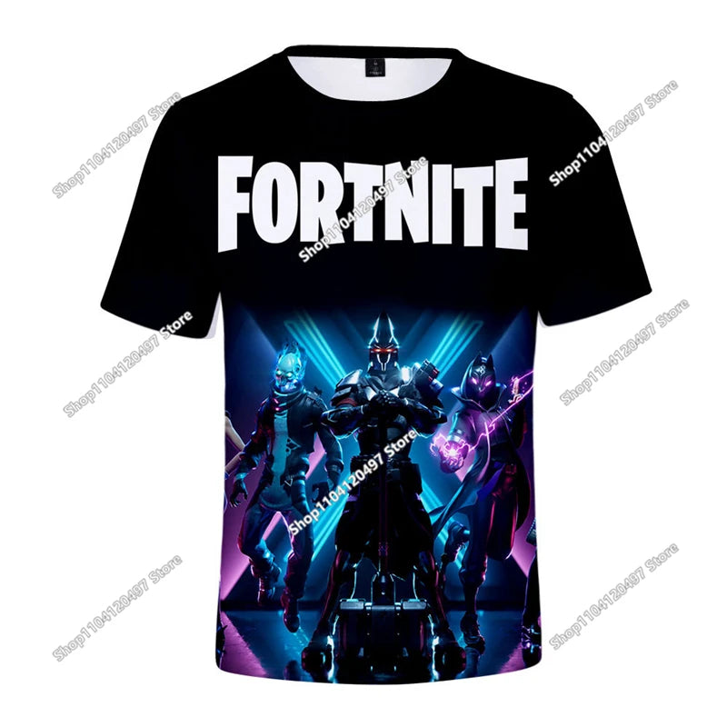 Fortnite Boys Clothes T Shirt Victory Hero Child Kids T-shirt Battle Royale 3d Girls Short Sleeve Tees Tshirt