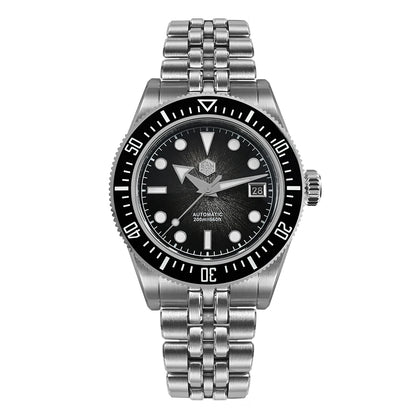 San Martin 40mm Men's Luxury Diver Watch Miyota 9015 Enamel Sunburst Dial Automatic Mechanical Wristwatch Waterproof 200m SN0148