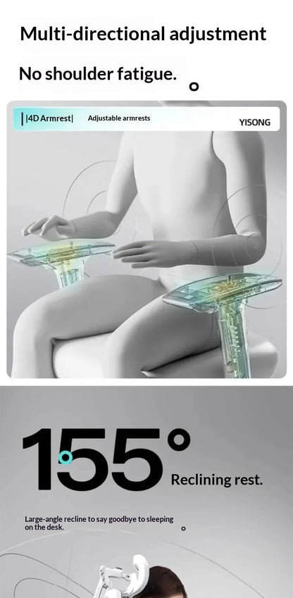 Comfortable Ergonomic Study Chair Waist Home Computer Relaxing Chair Office Chair High Back Ergonomic Chairs Office Furniture
