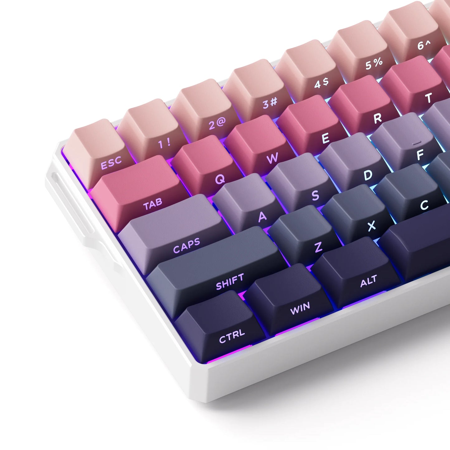Teclado Mecânico Akko MonsGeek FUN60 com Switch Magnético, 60%, Teclado Gaming, Rapid Trigger 0.01mm, 8K, ARGB, HE/TMR, Teclado Personalizado