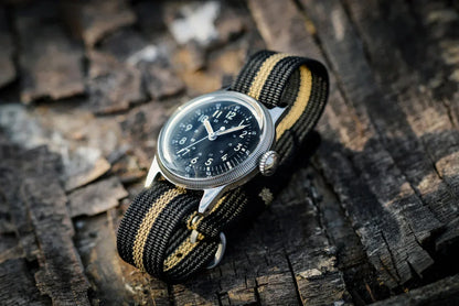 RDUNAE RA05 Vintage Military Watch 2035 Movement Quartz K1 Mineral Glass Crystal Stainless Steel Luminous Waterproof Men's Watches