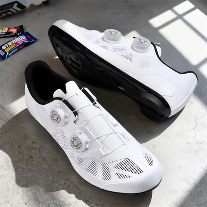 Men's Ultra Light Road Mountain Cycling Shoes, Professional MTB, SPD Self-Locking Cycling Shoes, Women's Road Cycling Shoes