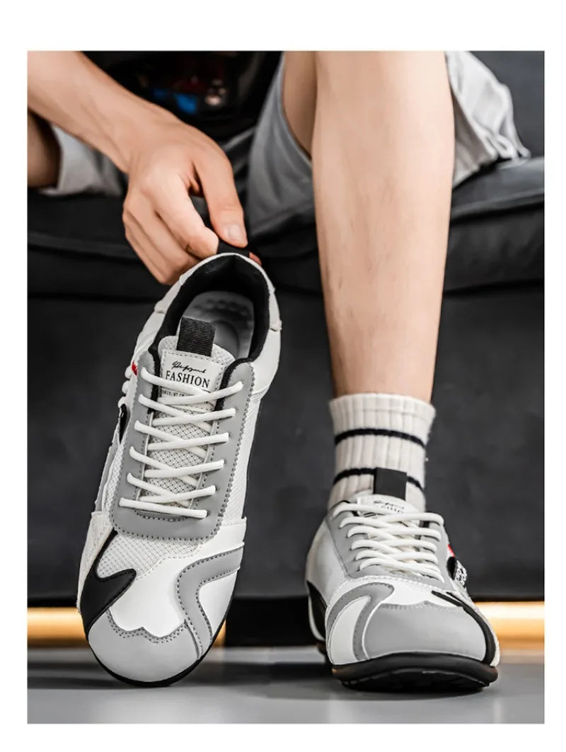 High-Quality Shoes for Men Summer New Mesh Breathable Youth Leisure Running Sneakers Walking Men Shoes Light Sneakers Zapatillas