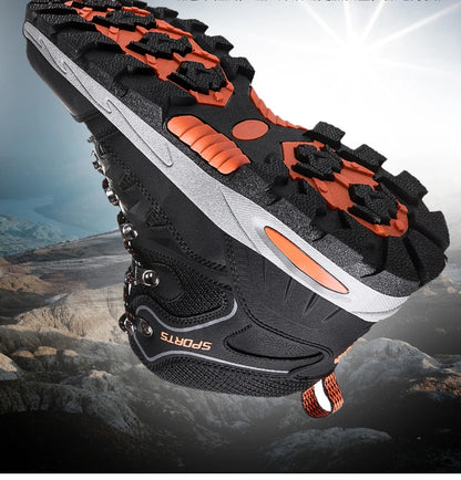 Botas de montaña impermeables para exterior, para hombre y mujer, para primavera y otoño, resistentes al desgaste, para deportes de montaña y caza.