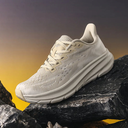 Men's Running Shoes Luxury Couple Outdoor Sneakers Cushioning Breathable Mesh Off-road Trainer Shoes Race Non-Slip Fashion