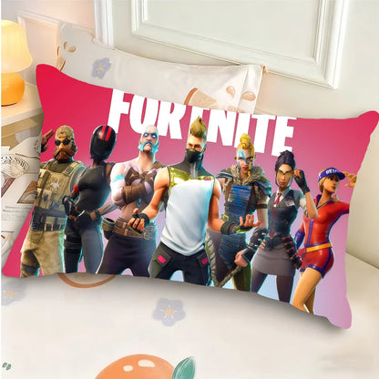 Capa de almofada Game F-FORTNITE COOL BRITHDAY retangular estampada para cama, sofá, quarto e decoração de casa
