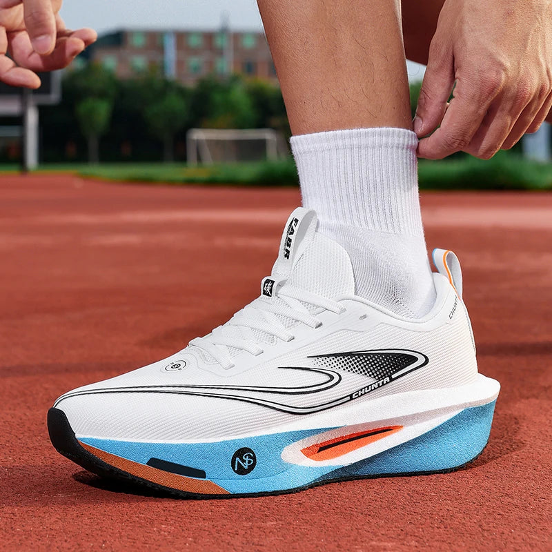 Men's Running Shoes 2025 New Professional Cushioned Breathable Marathon Fashion Sports Training Lightweight Sneakers