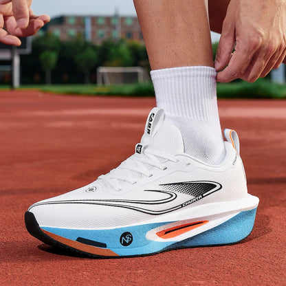 Men's Running Shoes 2025 New Professional Cushioned Breathable Marathon Fashion Sports Training Lightweight Sneakers