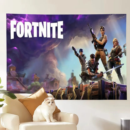 Game F-Fortnite Flag Decoration Art Picnic Party Home Hanging Camping Outdoor Party Banner