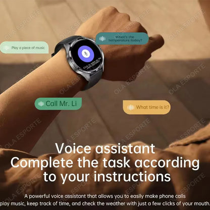 2025 GPS Smartwatch for Men  HD AMOLED Display, Bluetooth Calling, Heart Rate Monitor, GPS Motion Tracking & Waterproof Design