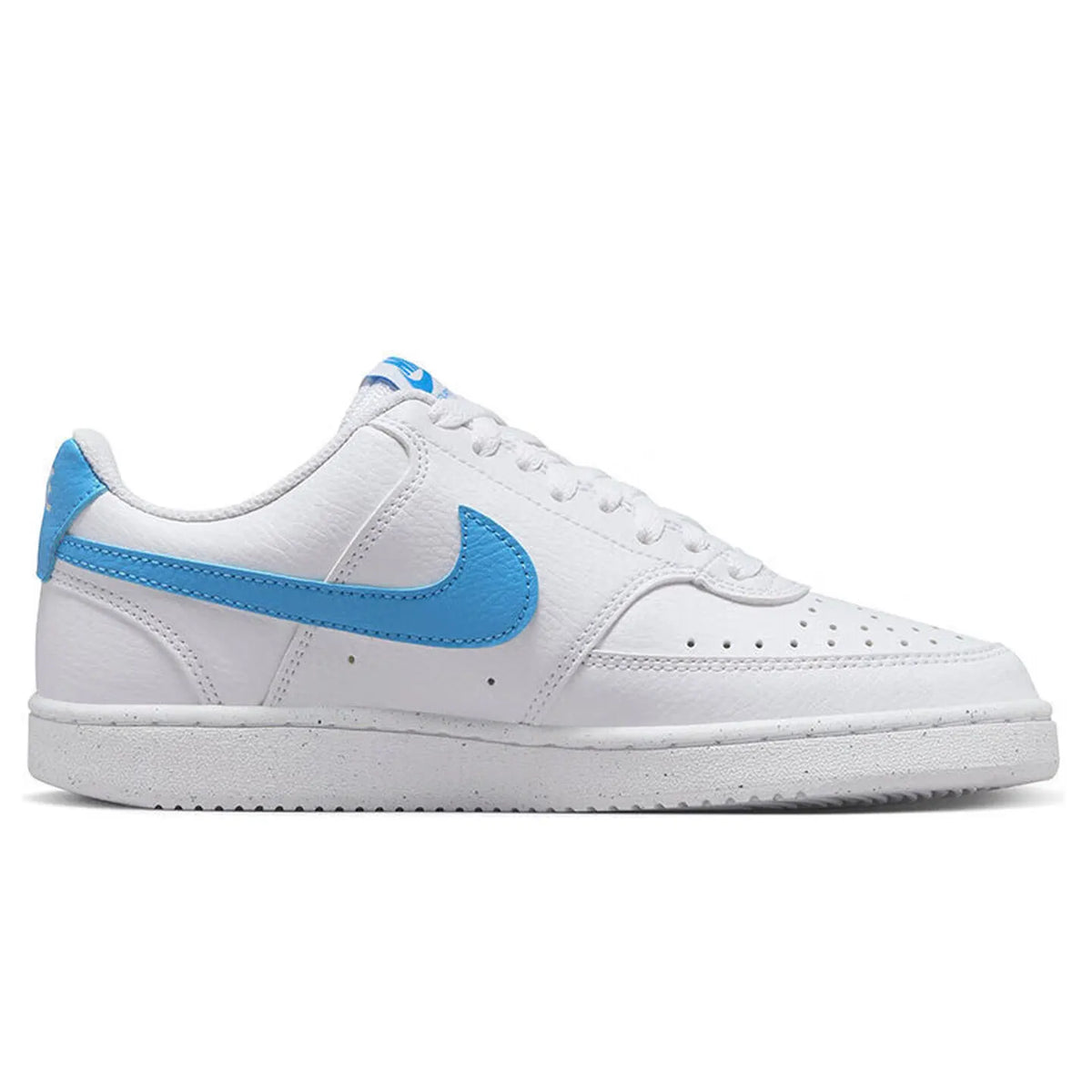 Nike Court Vision 1 Low Next Nature Udobni, vsestranski in trpežni nizki košarkarski čevlji za ženske, beli/modri DH3158-107