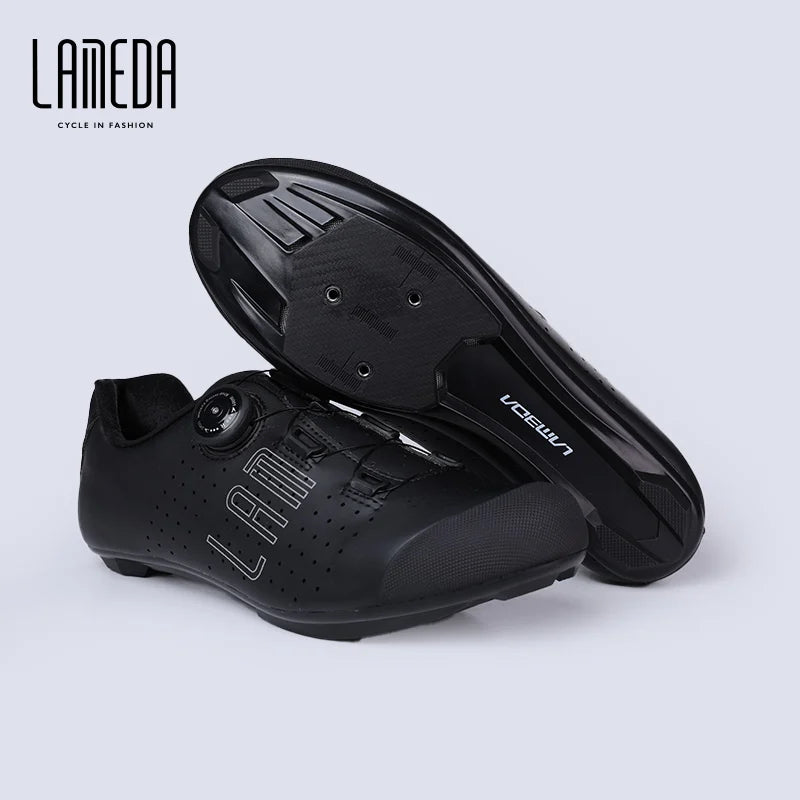 LAMEDA Pro kolesarske čevlje Lock Shoes cestno kolo moški in ženske trda podplat kolesarske čevlje MTB kolesarska ekipa Lock Shoes