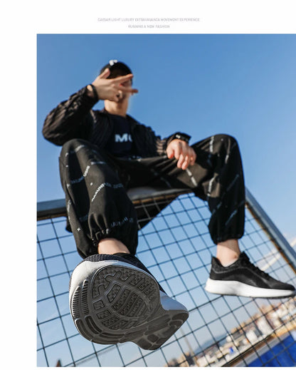 Pantofi din piele pentru bărbați, adidași, pantofi casual la modă, pantofi italieni respirabili pentru timp liber, adidași pentru bărbați, încălțăminte antiderapantă, pantofi vulcanizați pentru bărbați