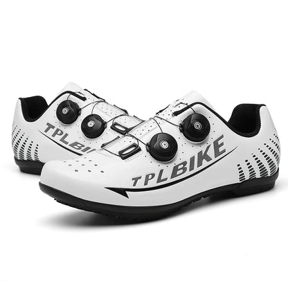 New Men’s and Women’s Bicycle Shoes Outdoor Cycling Shoes with Three Functional Soles Professional Training Shoes