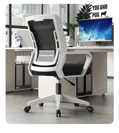 Home Office Ergonomic Seat Backrest: Liftable, Swivel, Waist Rest, Headrest, Gaming Chair