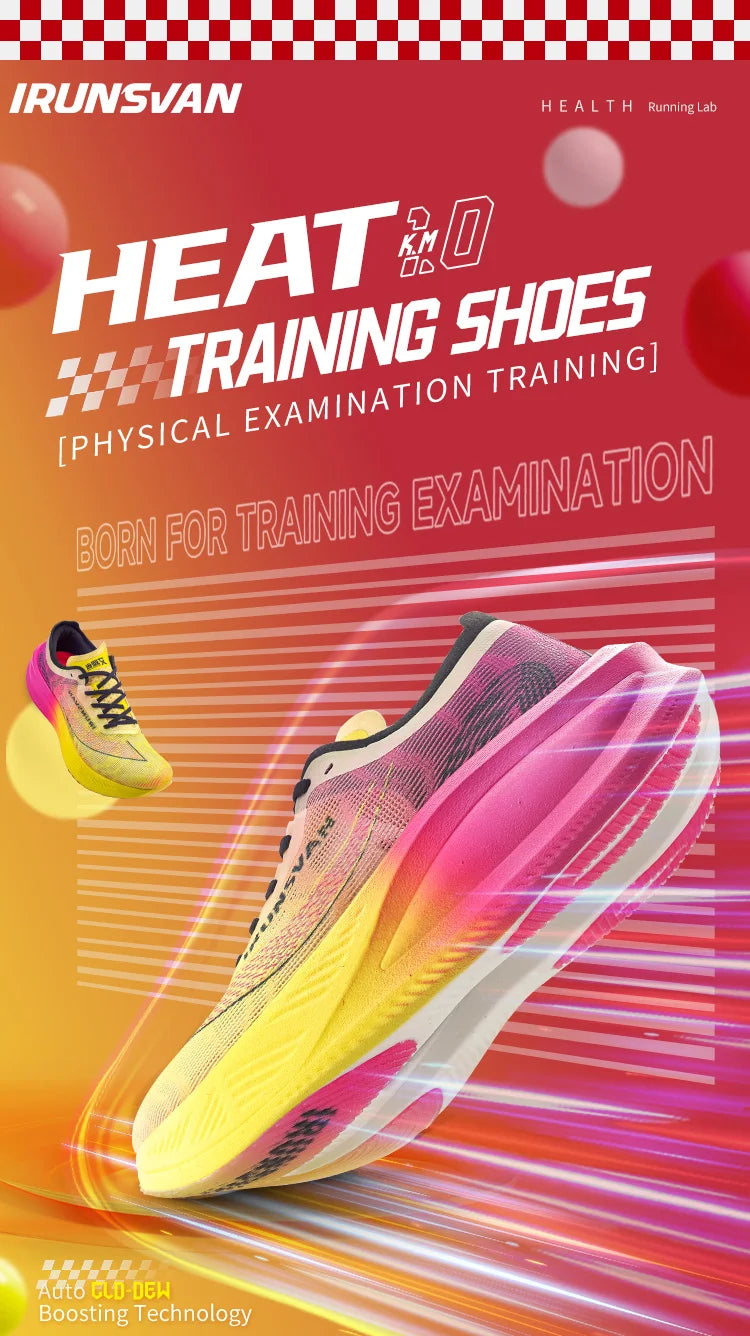 IRUNSVAN Scarpe da corsa da uomo, scarpe sportive traspiranti, leggere, da maratona, con piastra in carbonio, sneakers casual, comode, per l'allenamento atletico
