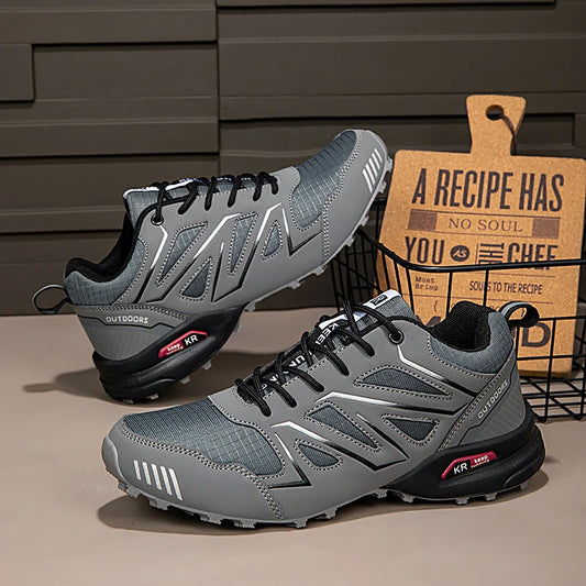 Men's Hiking Shoes Waterproof All-Terrain Outdoor Sneakers Non-Slip for Trekking Camping Tactical Training Outdoor Cycling
