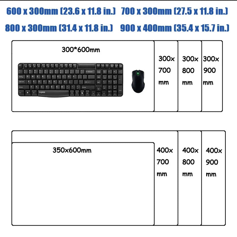 Nekopara XXL Home HD Computer Desk Mouse Anime Large Mouse Pad Office Laptop Computer Desktop Mat Game Accessories Tech