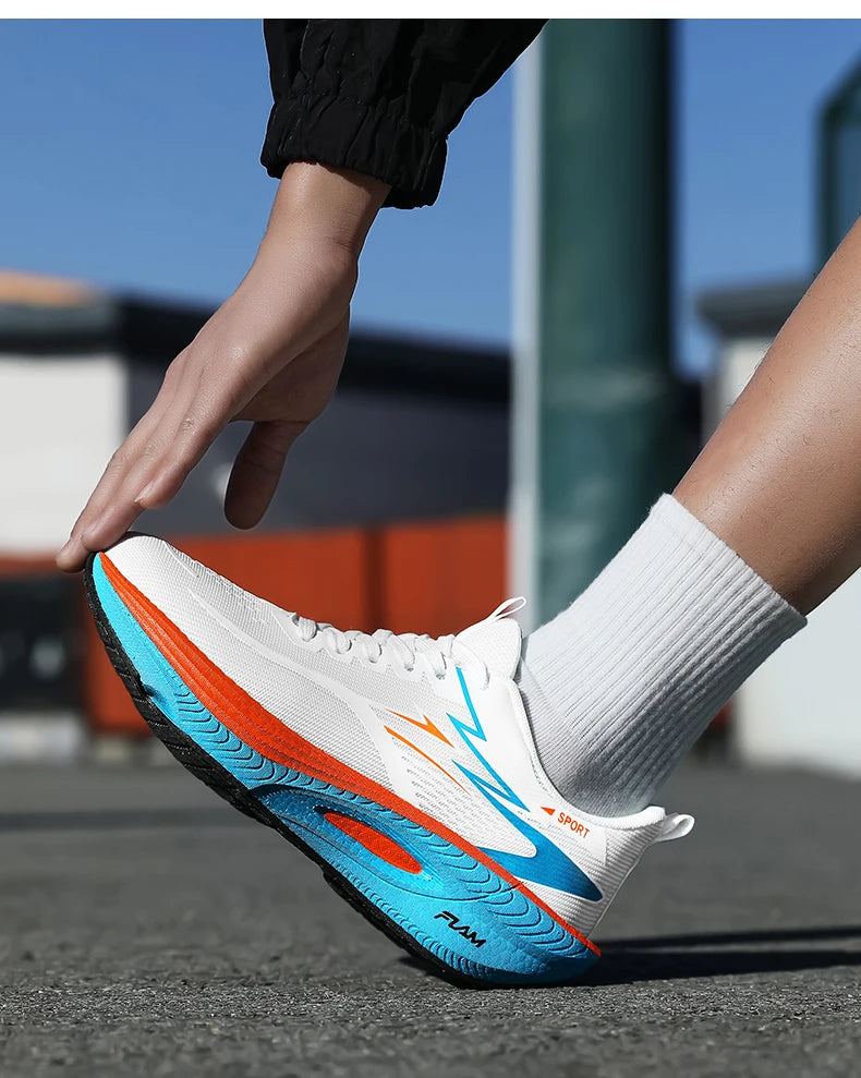 2026 New Men's Sports Running Shoes, Marathon-Ready, Breathable, Lightweight, Comfortable Women's Athletic Sneakers, Jogging Tennis Air Cushion