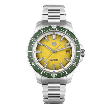 San Martin 2025 New Upgraded Version 40mm Dive Watch Men Original Design NH35 Automatic Mechanical Waterproof 200m SN0118
