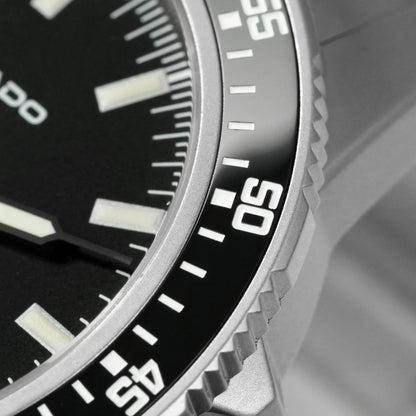 MILITADO ML25 VH31 Sweep Second Quartz Watch Men Swiss Ronda 515 Movement 200m Sapphire Crystal Ceramic Bezel 316L Steel Watches